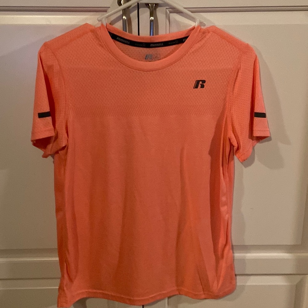 Orange kids athletic tee